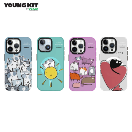เคส I Phone 15 Youngkit Kitty Series เคสสำหรับ iPhone 15 / 15 Pro  / 15 Pro Max